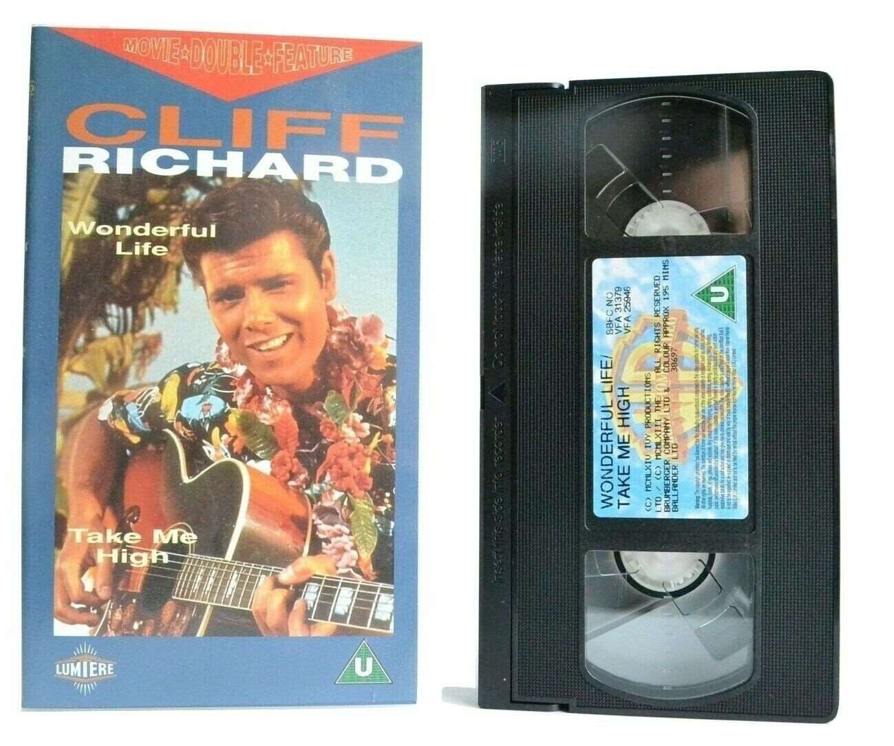 2x Cliff Richards: Wonderful Life/Take Me High - Musical - Exciting Songs - VHS-