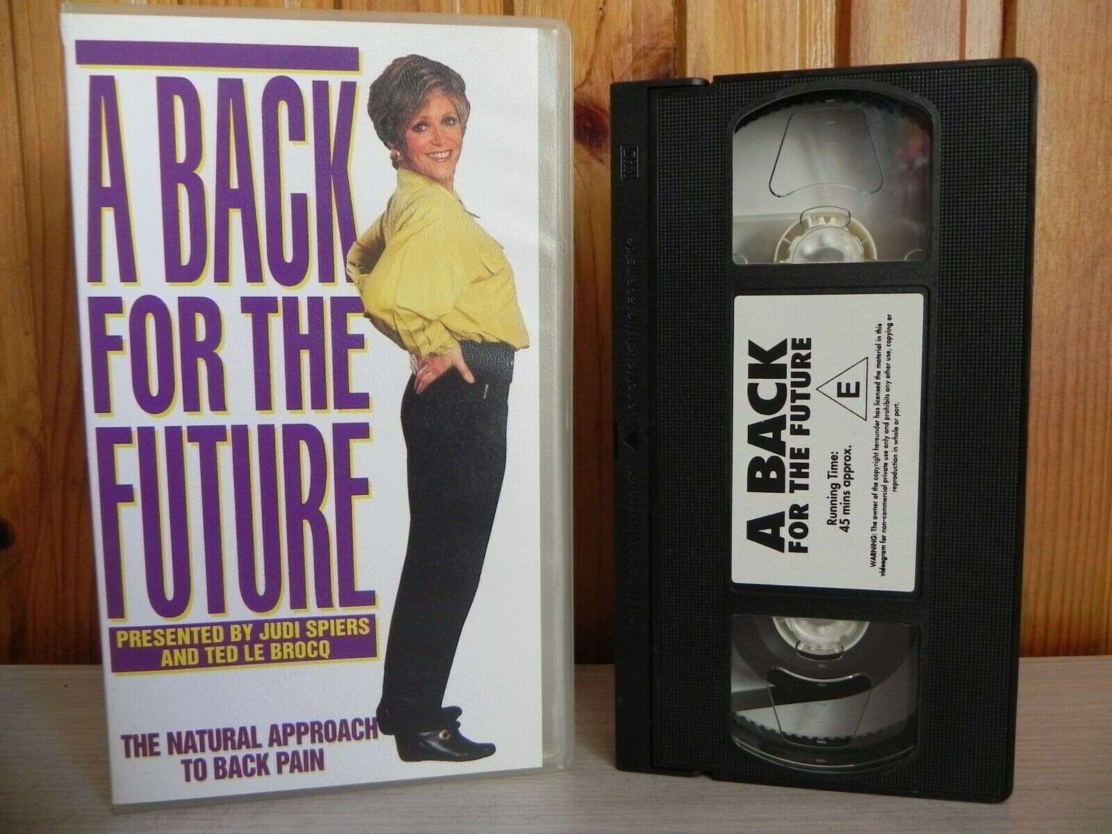 A Back For The Future – The Natural Approach To Back Pain – Pal VHS-