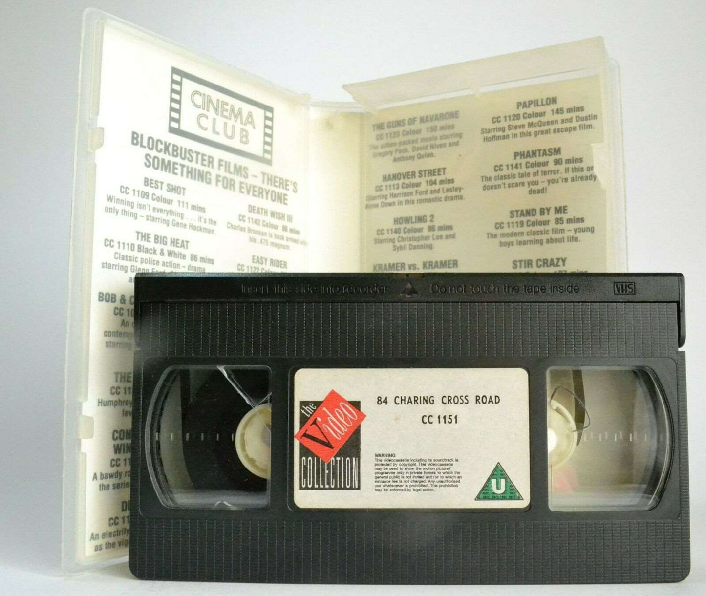 84 Charing Cross Road: Anne Bancroft & Anthony Hopkins [True Story] - Pal VHS-