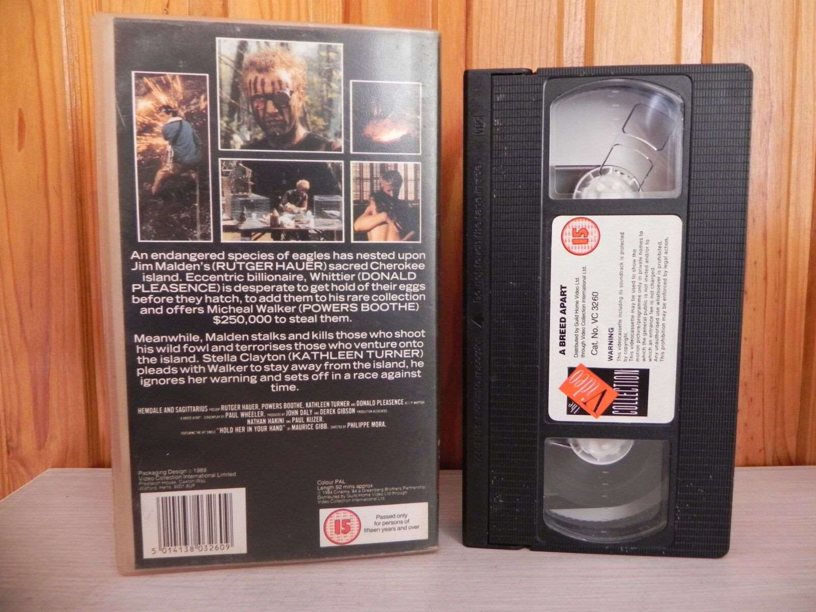 A Breed Apart - Video Collection - Drama - Rutger Hauer - Donald Pleasance - VHS-