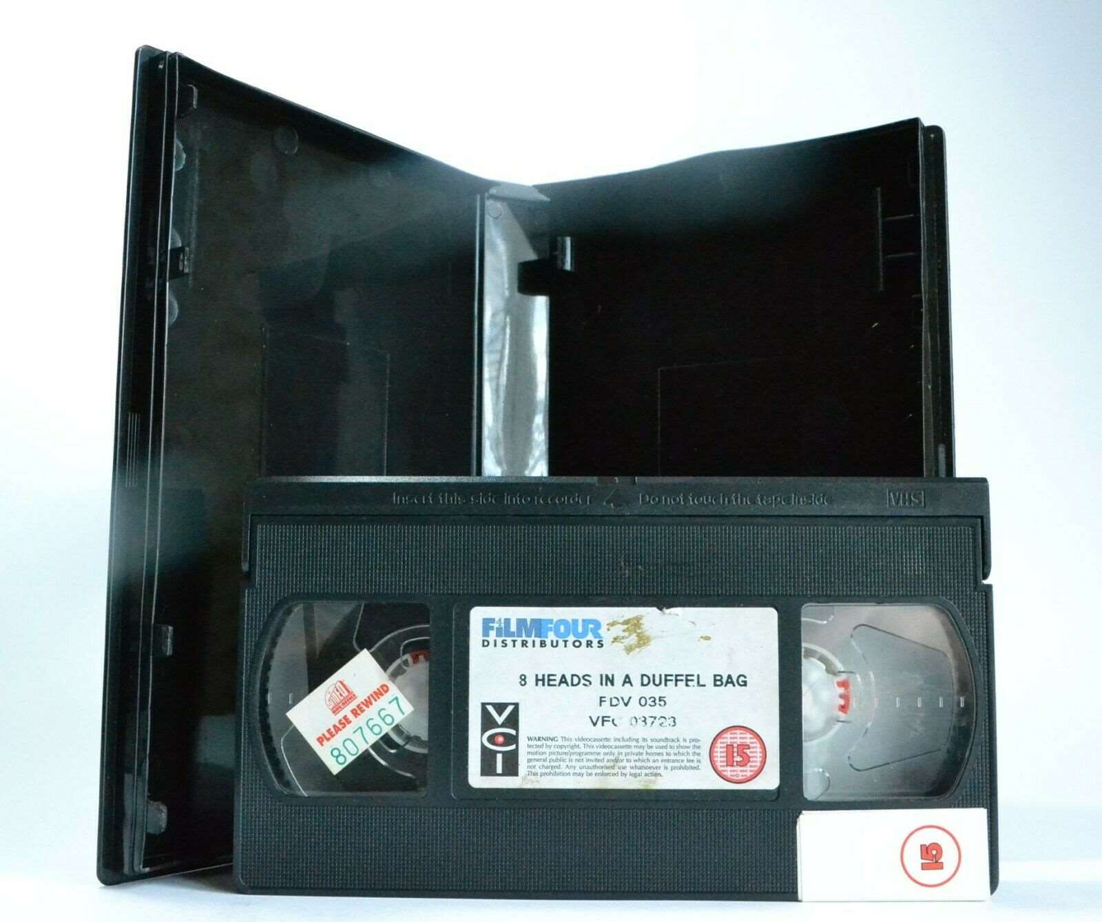 8 Heads In A Duffel Bag (1997) - Black Comedy - Large Box - Joe Pesci - Pal VHS-