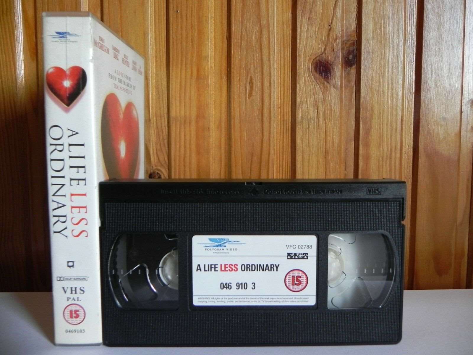 A Life Less Ordinary - PolyGram - Romance - Ewan McGregor - Cameron Diaz - VHS-