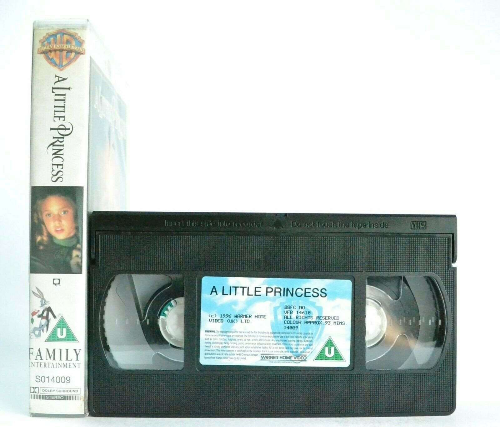 A Little Princess: A.Cuarón Film (1995) - Family Drama - E.Bron - Kids - Pal VHS-