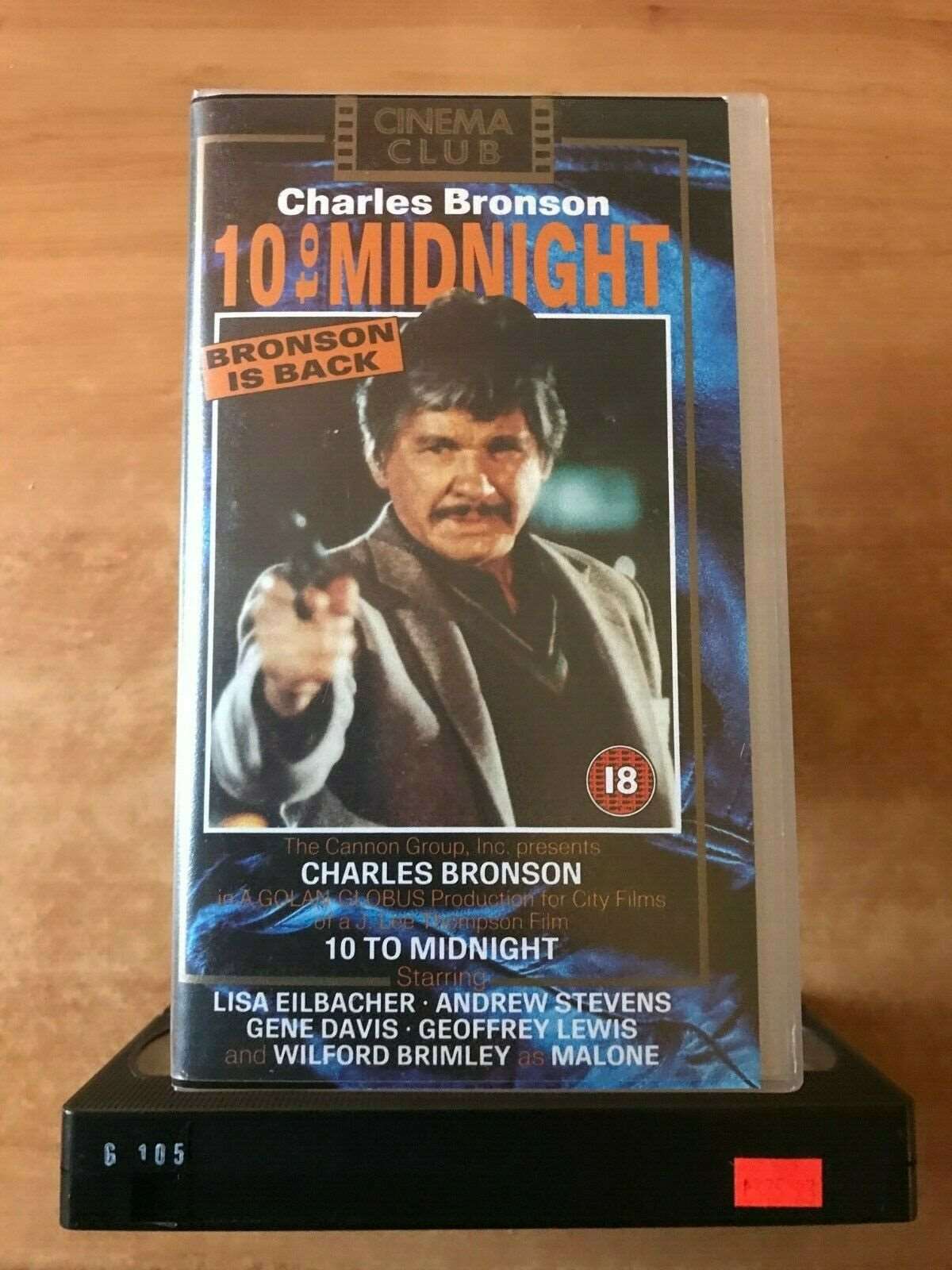 10 To Midnight: (1983) Crime Thriller - Psychotic Killer - Charles Bronson - VHS-