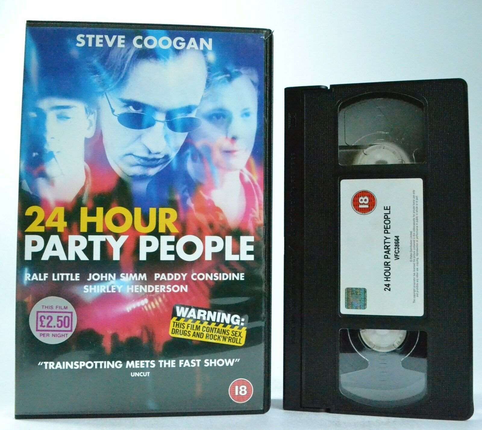 24 Hour Party People: Cult Music Film - Large Box - S.Coogan/S.Henderson - VHS-