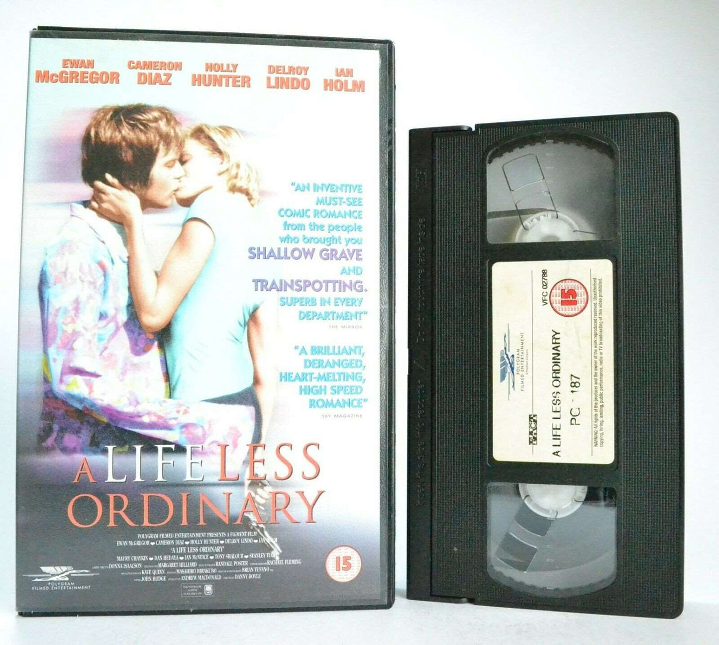 A Life Less Ordinary: Film By D.Boyle - Romance - Large Box - E.McGregor - VHS-