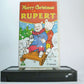 A Merry Christmas With Rupert (Tempo Video) - Animated Adventures - Kids - VHS-