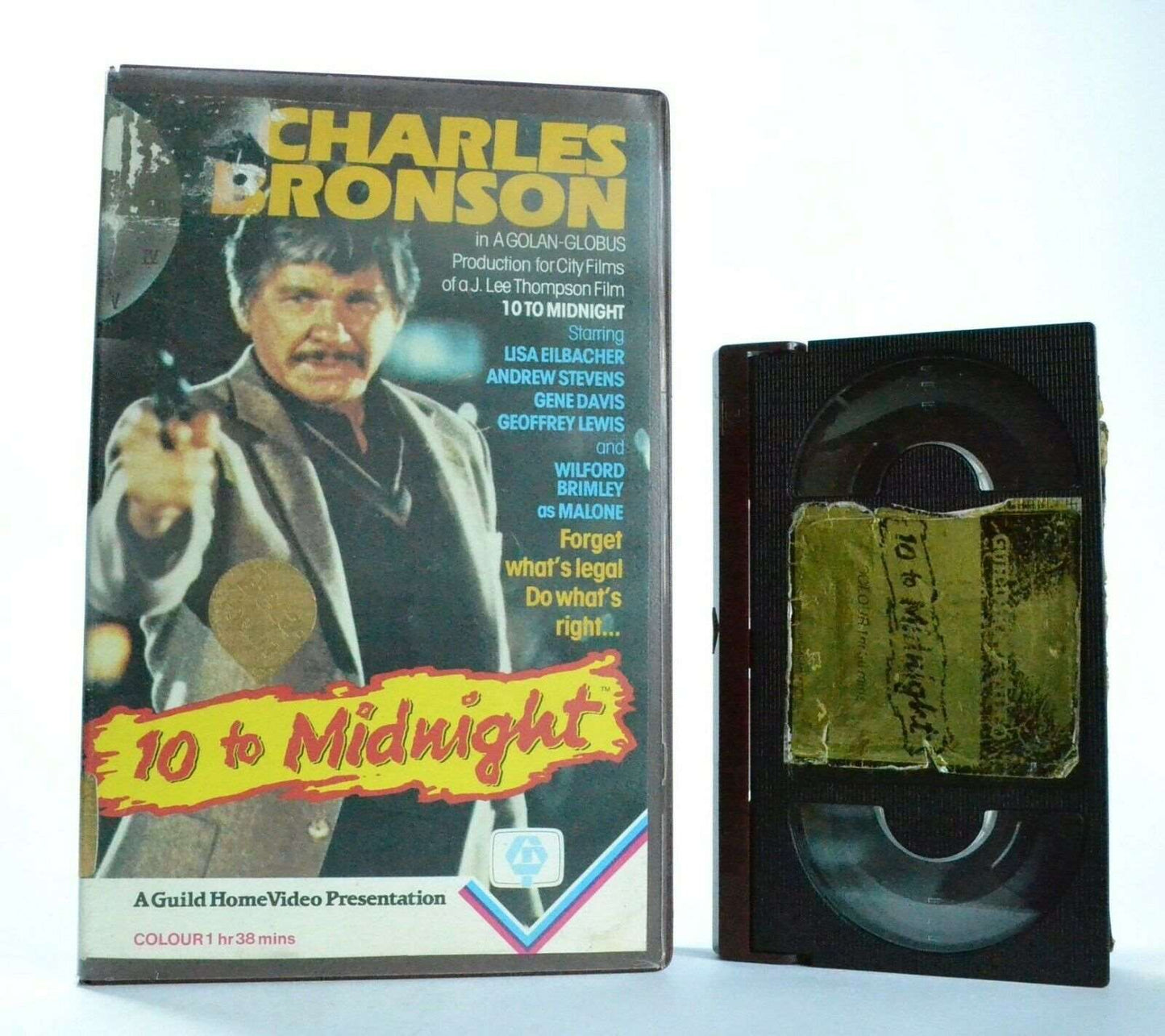 10 To Midnight: (1983) Psychotic Killer/Crime Thriller - Charles Bronson - Beta-