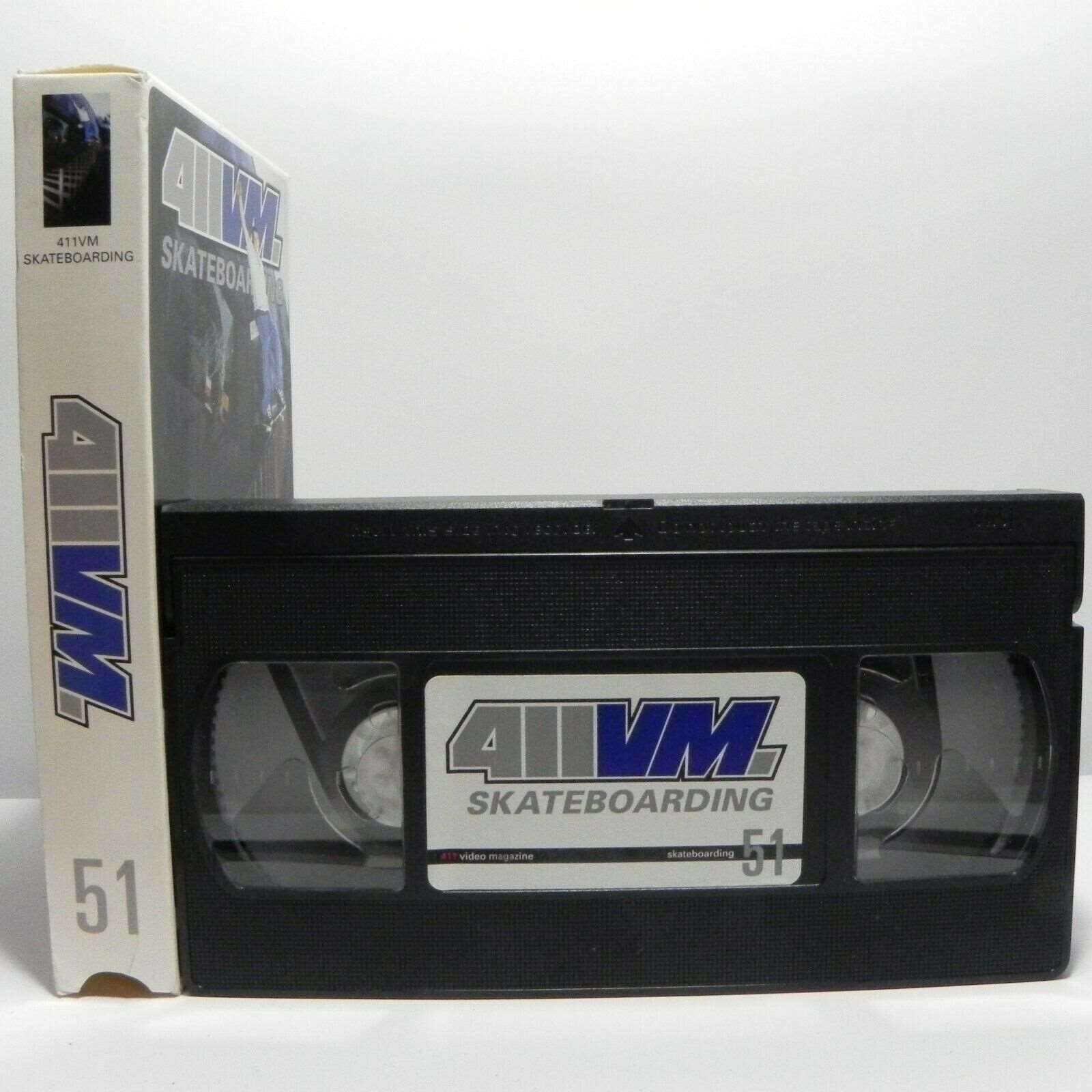 411 Video Magazine - Carton Box - Skateboarding Actions - B.Margera - Pal VHS-