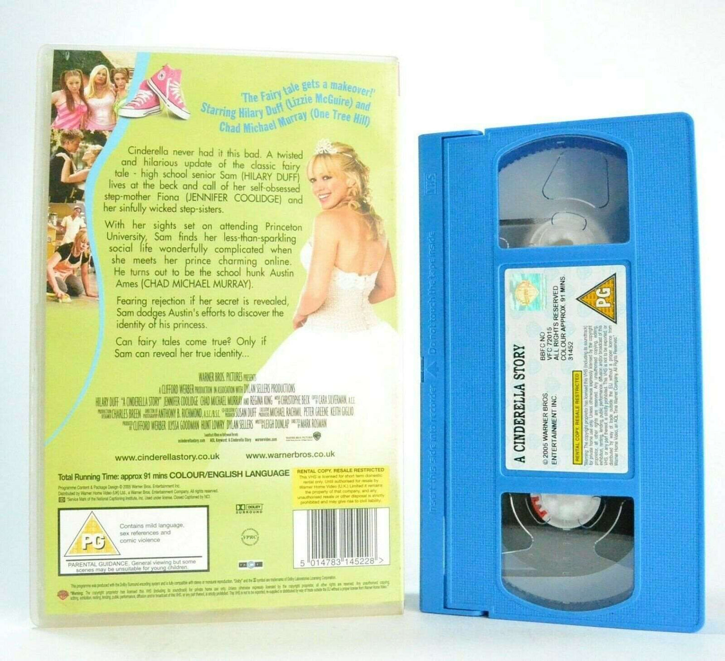 A Cinderella Story: Teen Romantic Comedy (2004) - Large Box - Hilary Duff - VHS-