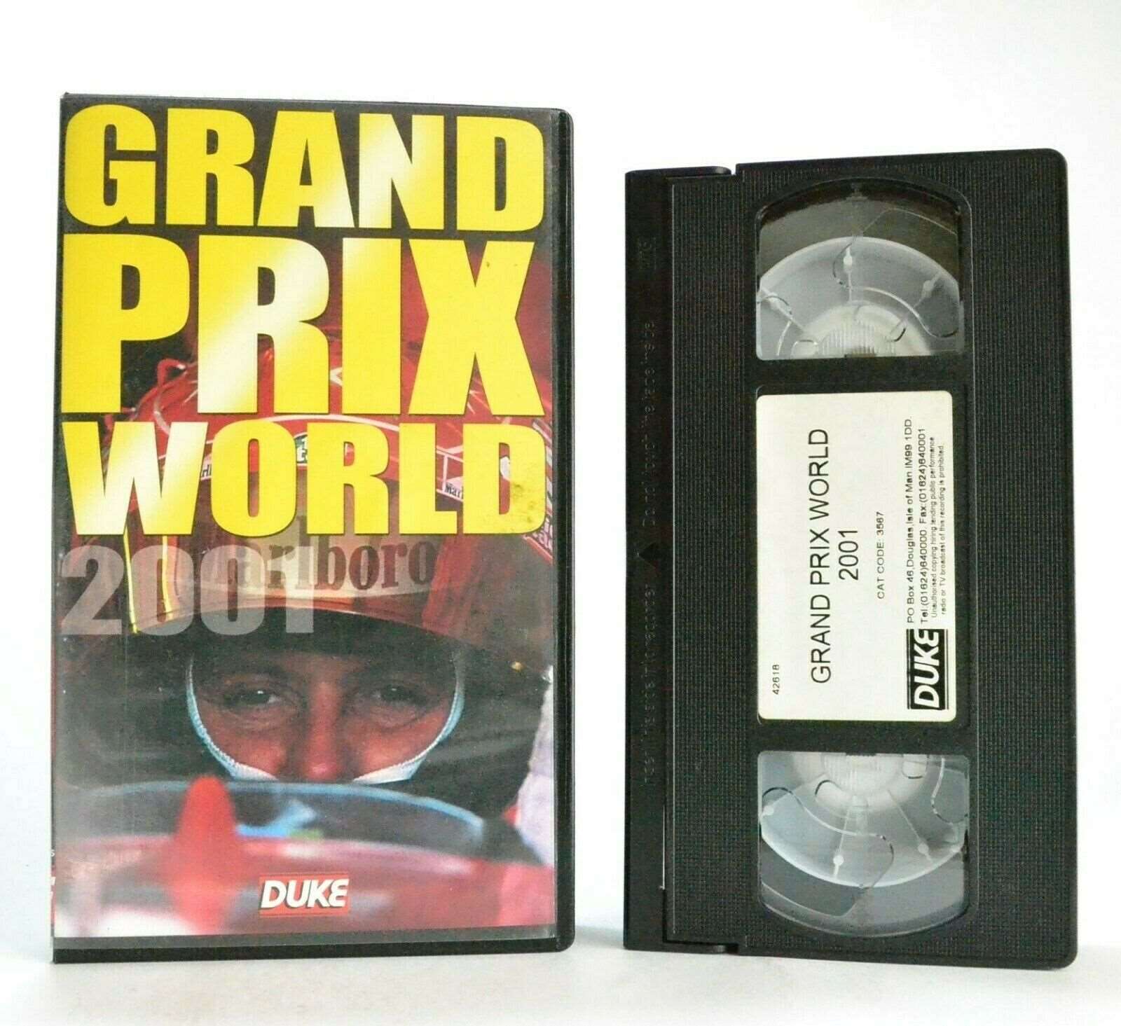 2001: Grand Prix World - Formula One - Racings - M.Schumacher - M.Hakkinen - VHS-