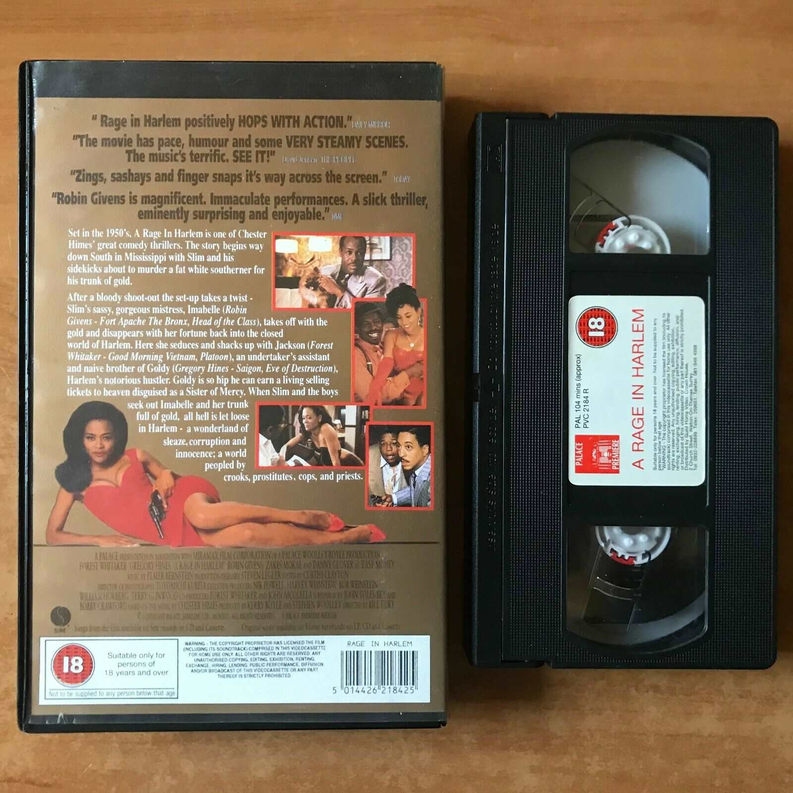 A Rage In Harlem [Palace Premiere]: (1991) Crime Comedy - Large Box - Pal VHS-