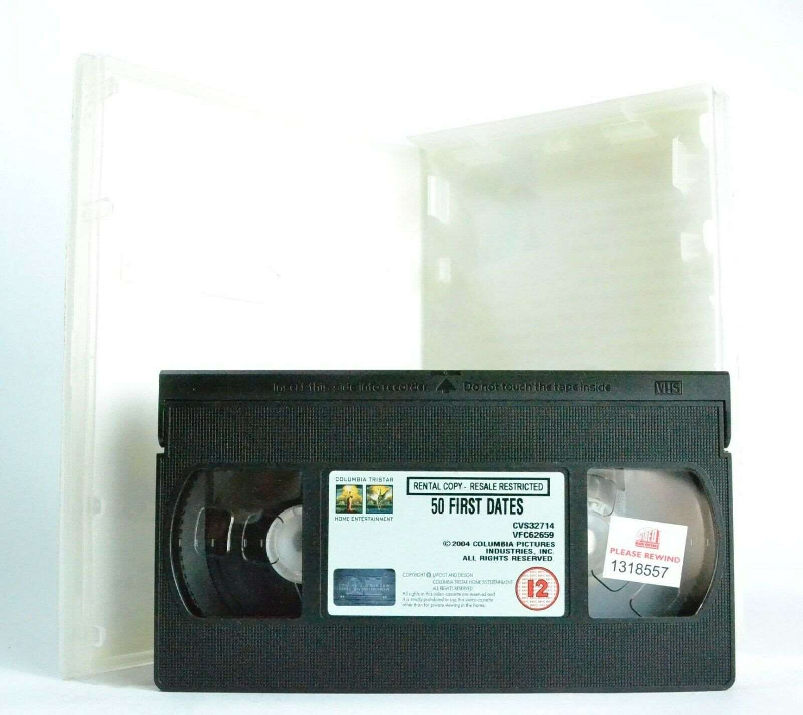 50 First Dates: A.Sandler/D.Barrymore - Romantic Comedy (2004) - Large Box - VHS - Golden Class Movies LTD