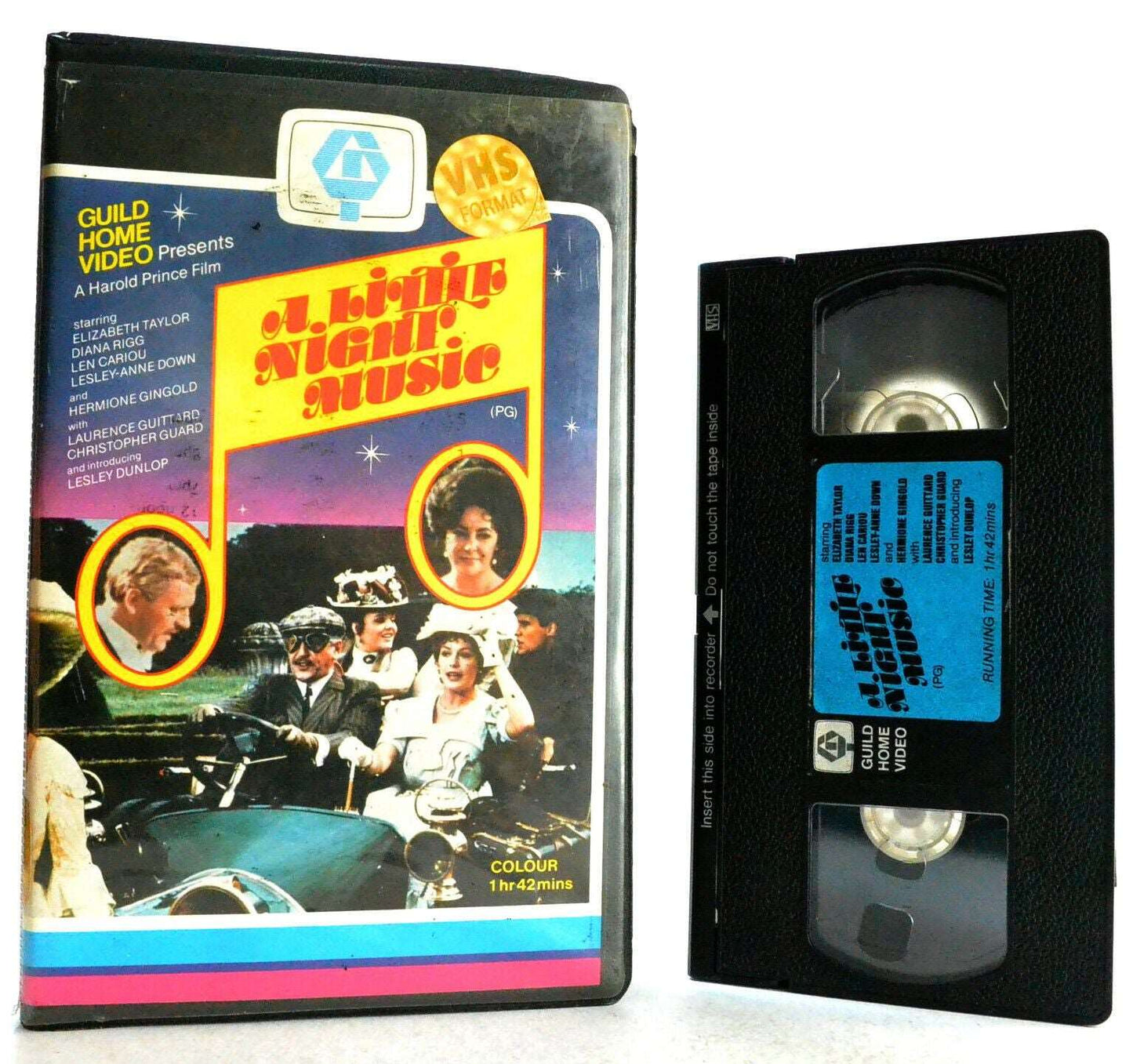 A Little Night Music - Elizabeth Taylor - Guild Video - Big Box - Pre Cert VHS - Golden Class Movies LTD