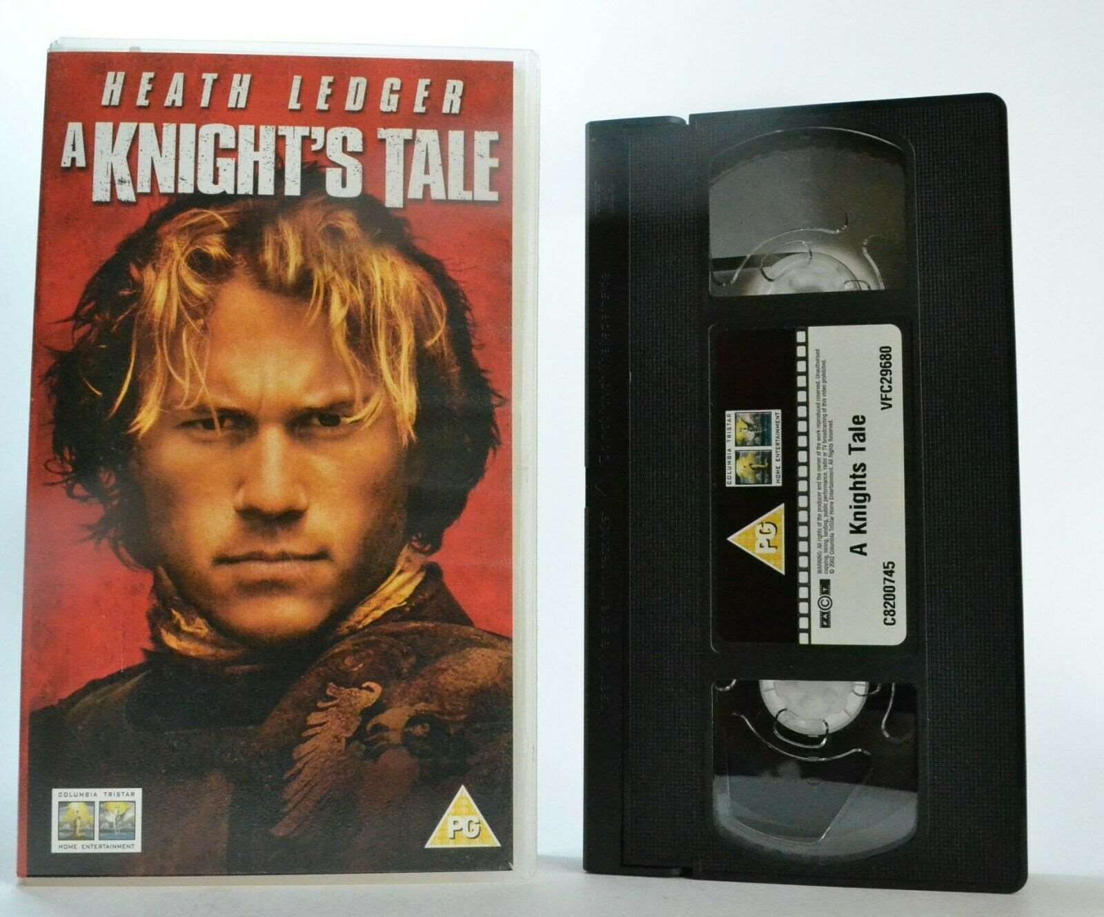 A Knight's Tale: Action Comedy Adventure - 14th Century - Heath Ledger - Pal VHS-