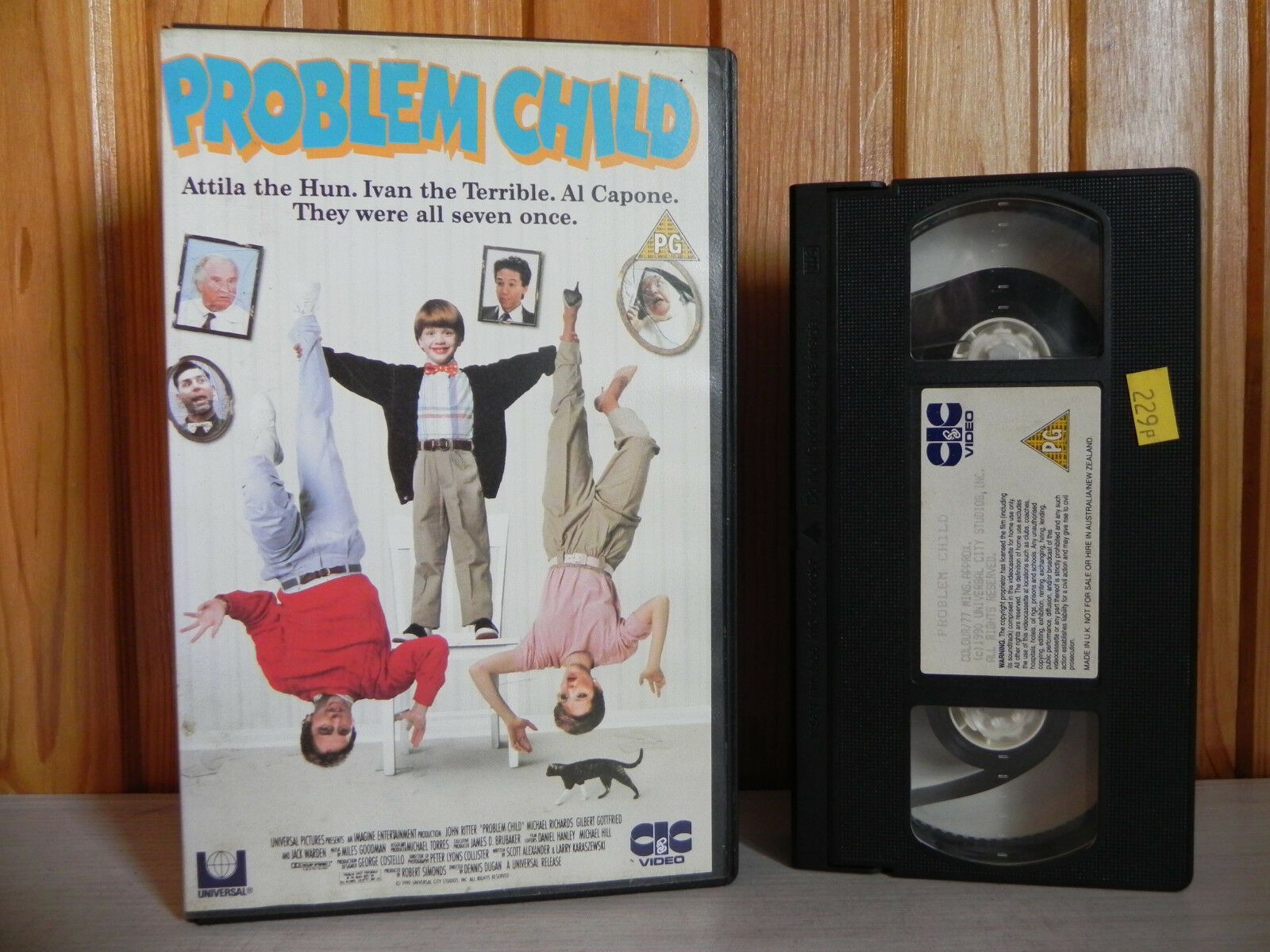 Problem Child - CIC Video - Hilarious Comedy - John Ritter - Amy Yasbeck - VHS-