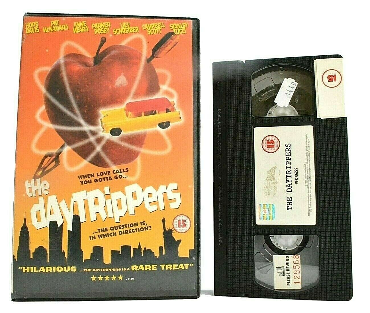 The Daytrippers (1996): Independent Drama - Large Box - Liev Schreiber - Pal VHS-