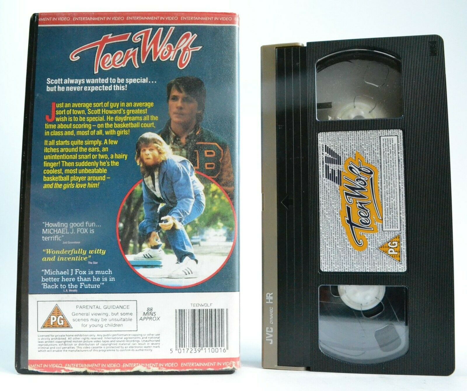 Teen Wolf (1985) - Howling Action - <<Michael J.Fox>> - [Werewolf] - Pal VHS-