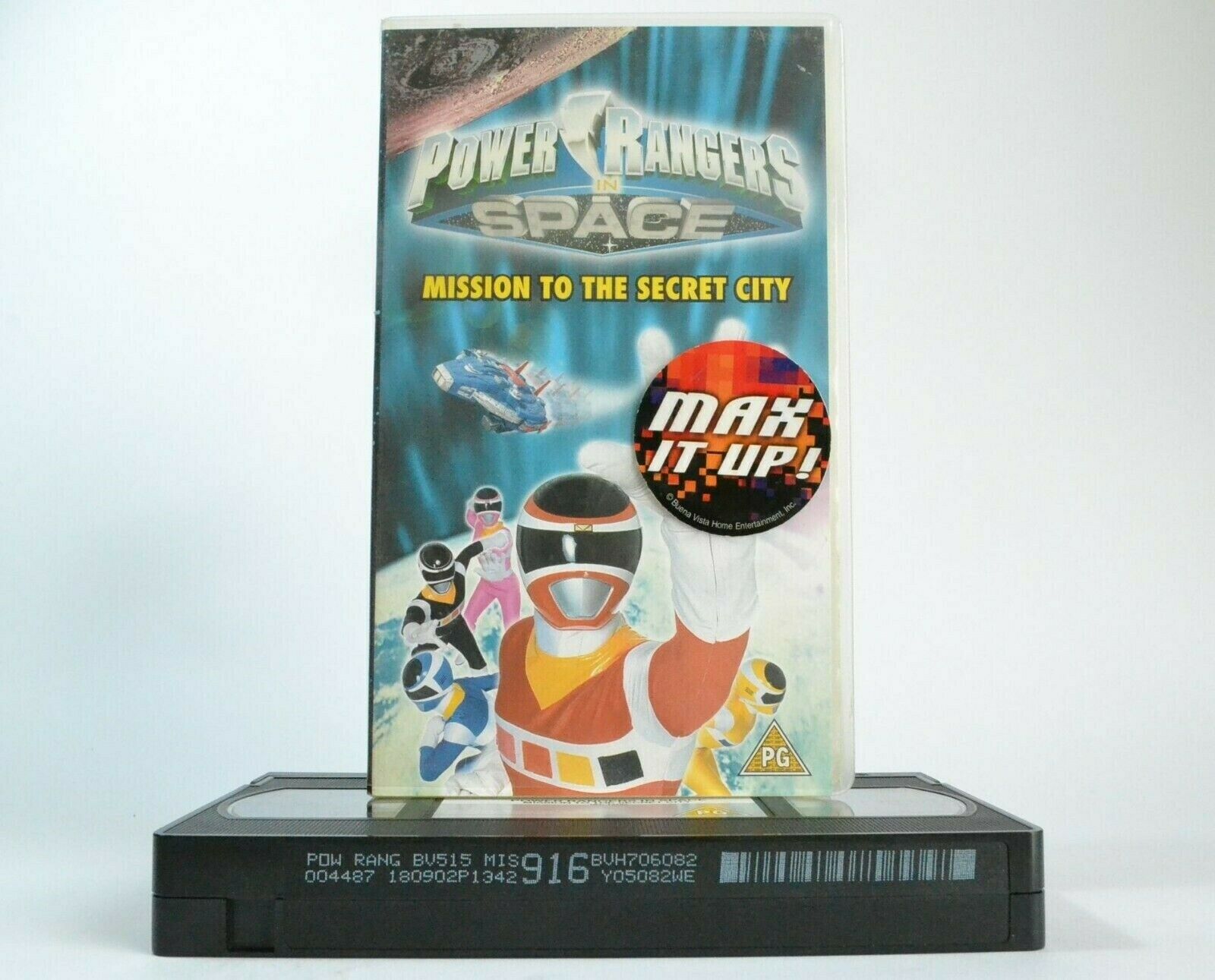 Power Rangers In Space: 'Mission To The Secret City' - Children's Series - VHS-