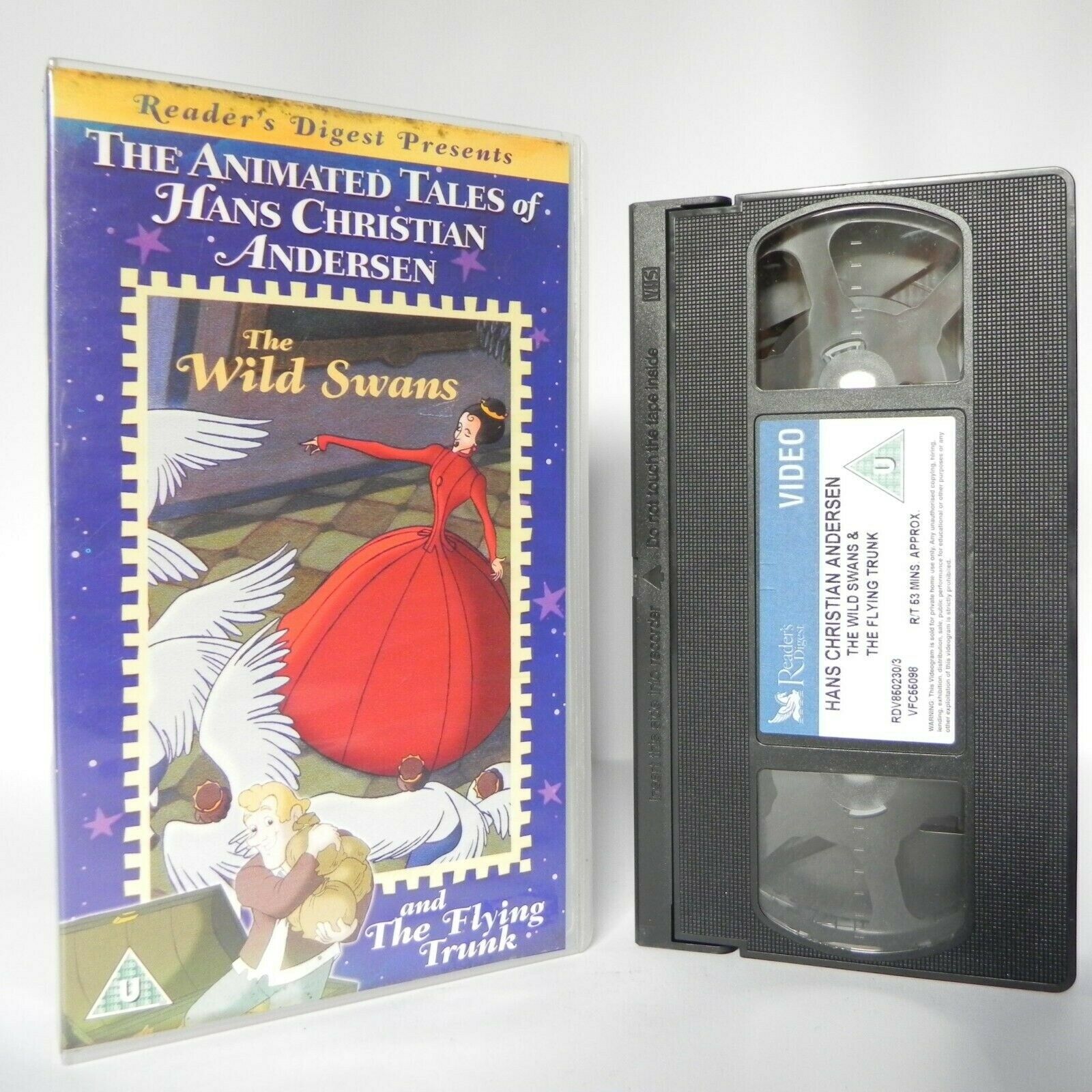 The Wild Swans - Hans Christian Andersen - Animated Tales - Children's - VHS-