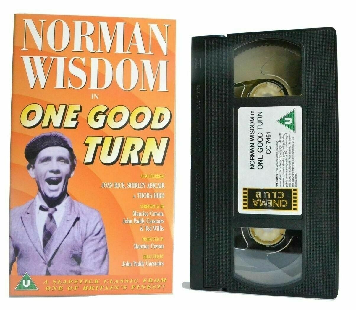 One Good Turn (1955): British Black And White Comedy - Norman Wisdom - Pal VHS-
