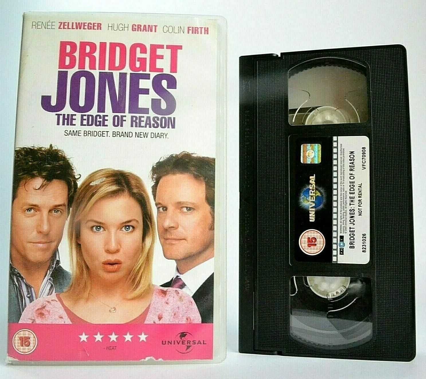 Bridget Jones: The Edge Of Reason - New Diary Romance - Renee Zellweger - VHS-