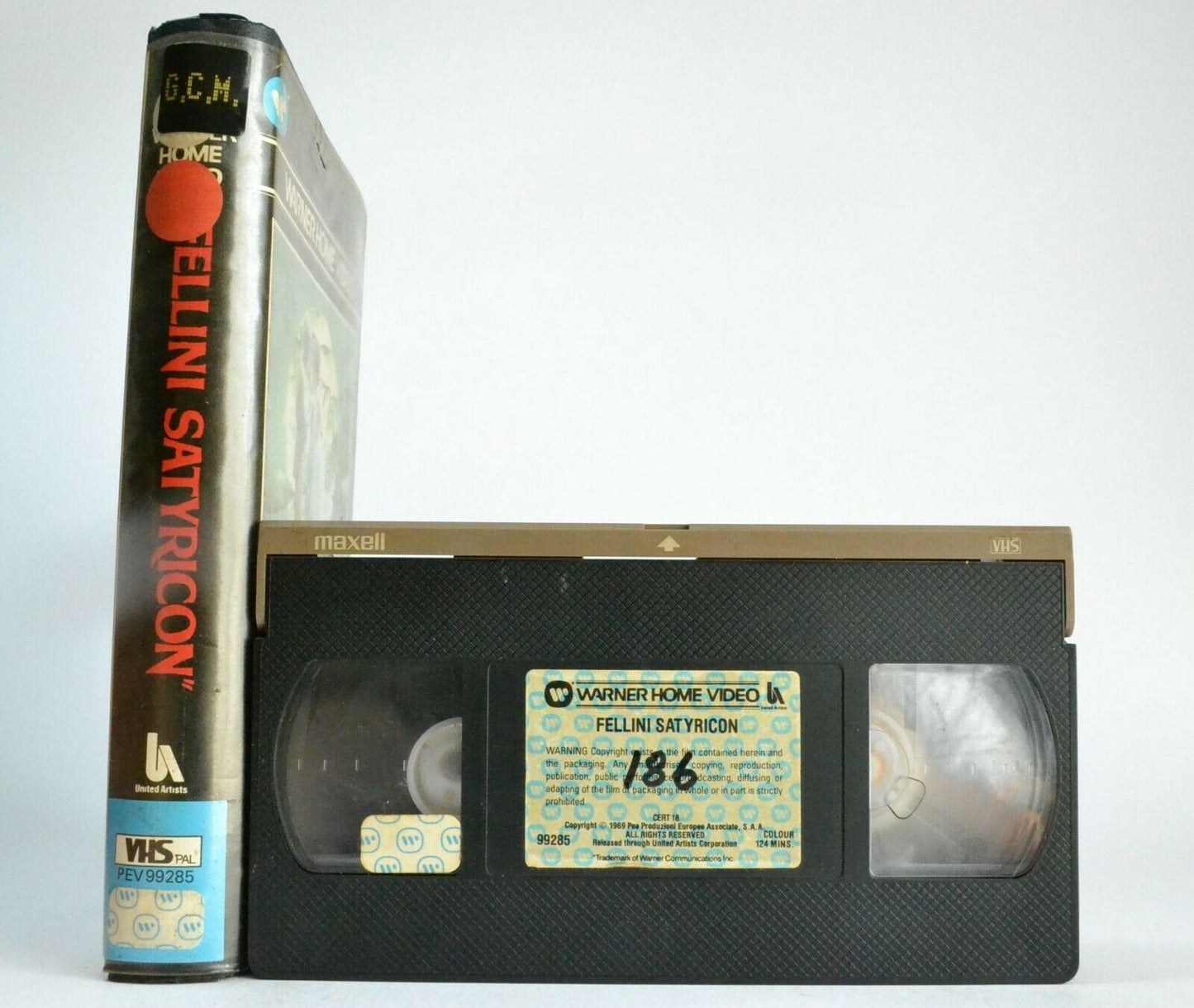 Fellini Satyricon: (1969) Italian Fantasy Drama - Warner Pre-Cert Edition - VHS-