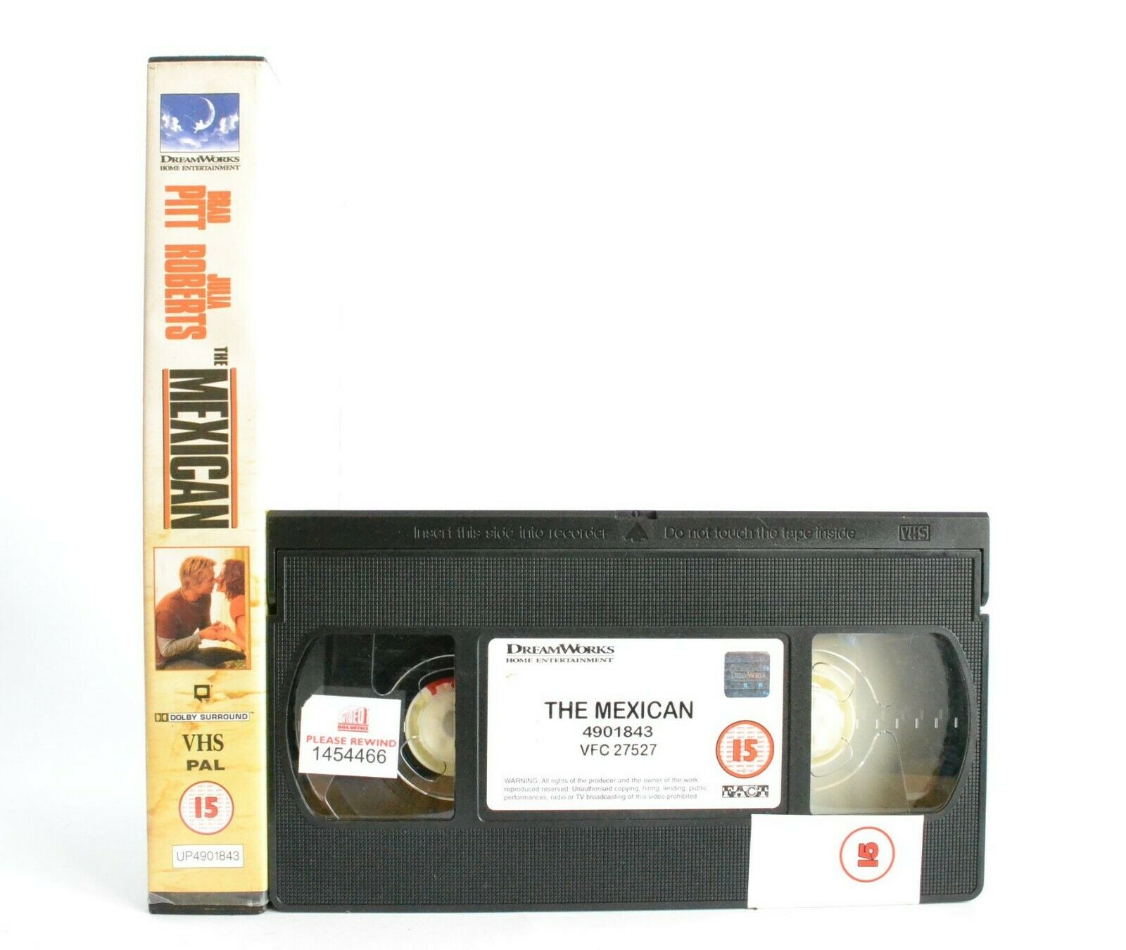 The Mexican: Comedy/Road Movie - Large Box - Ex-Rental - B.Pitt/J.Roberts - VHS-
