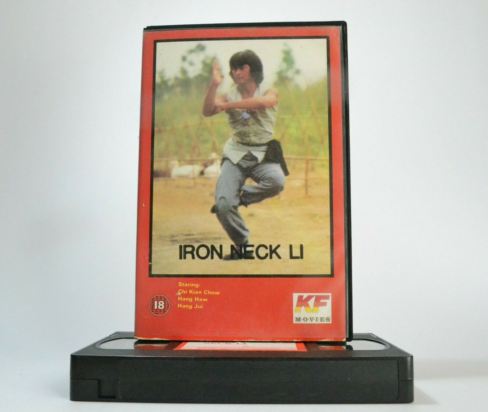 Iron Neck Li - <KF Movies> - Martial Arts - Large Box - Chi Kian Chow - Pal VHS-