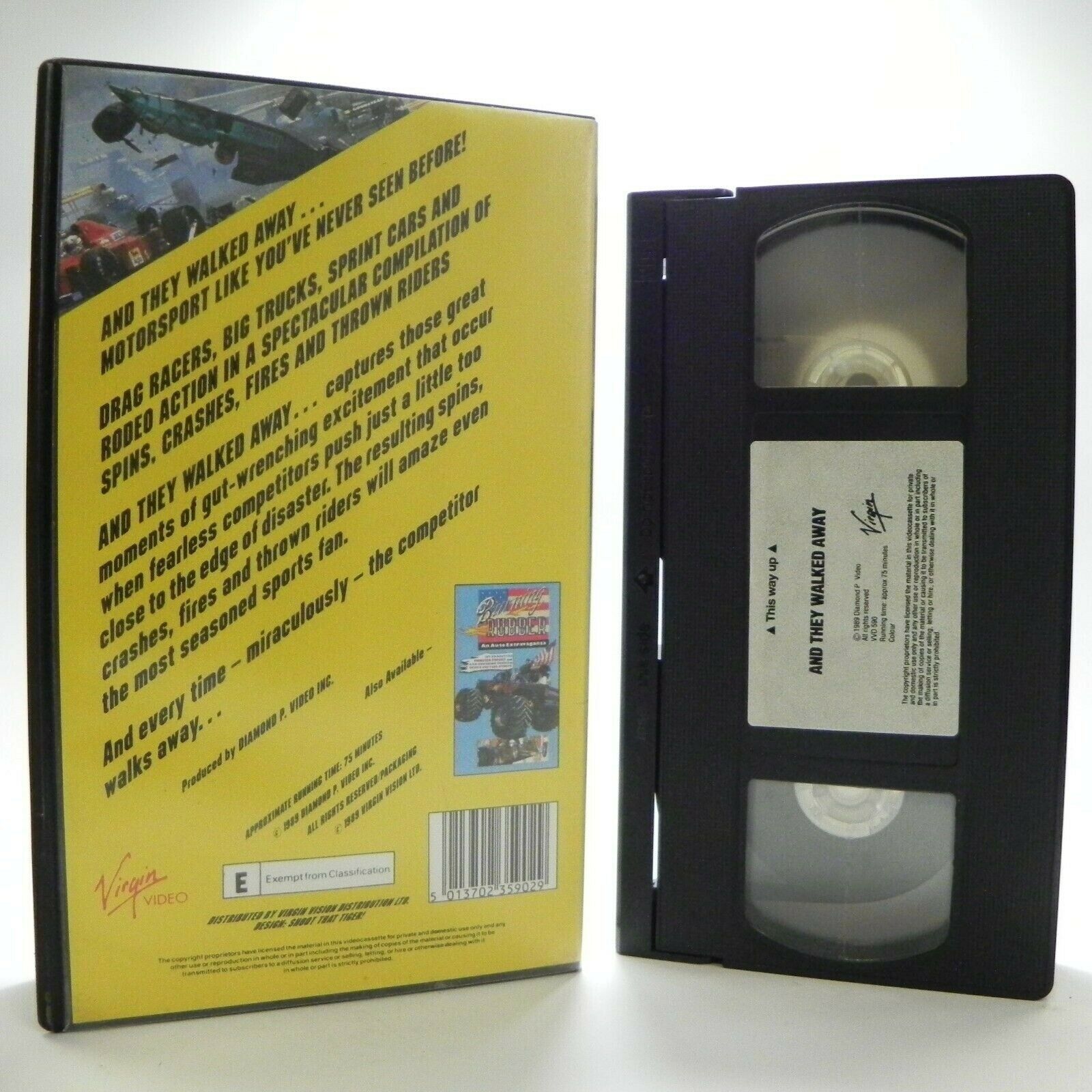 And They Walked Away... - Motorsports - Drag Racers - Big Trucks - Pal VHS-