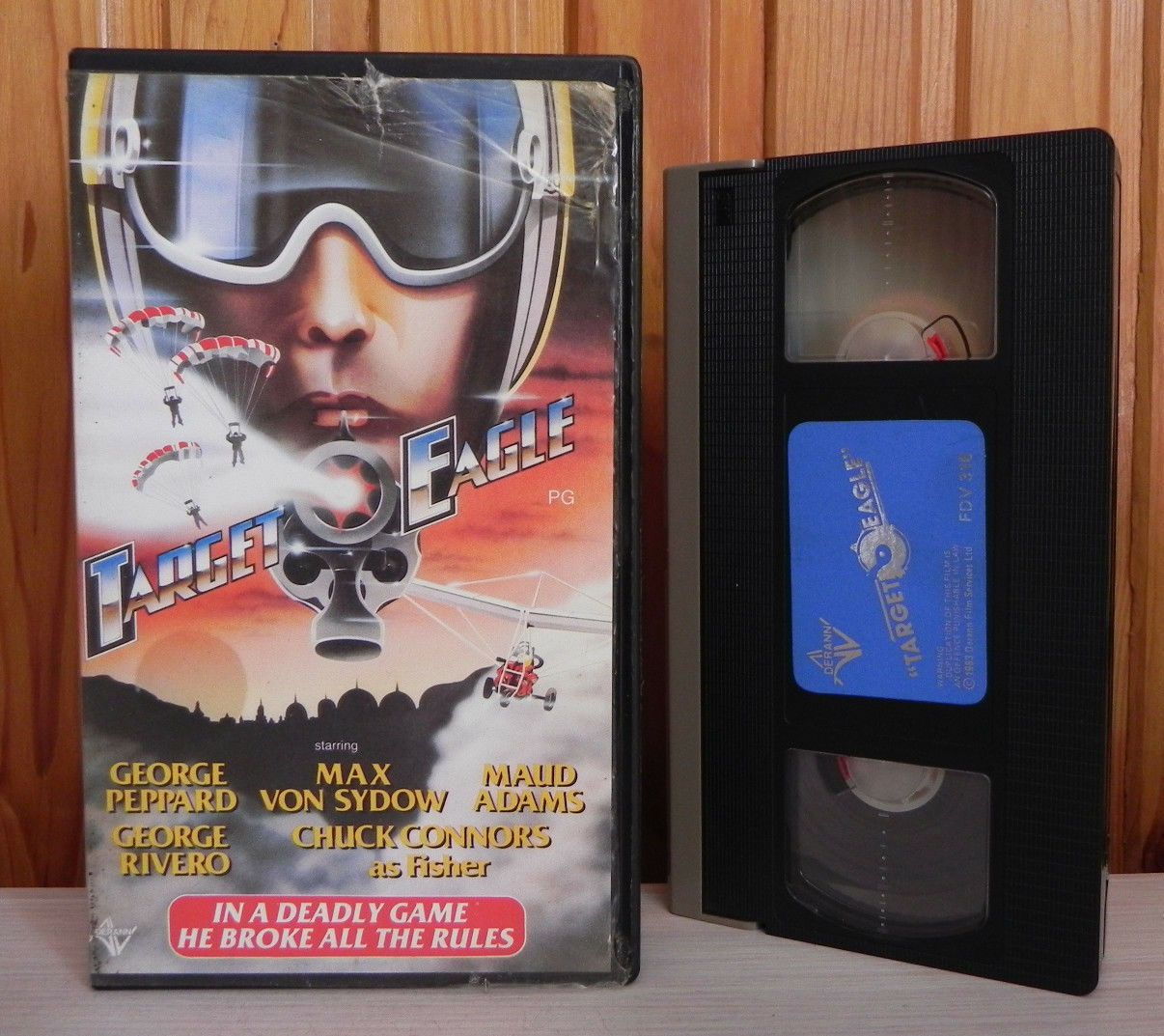 Target Eagle - Pre A-Team - "Crack Team" - George Peppard - Pre Cert - Pal VHS-