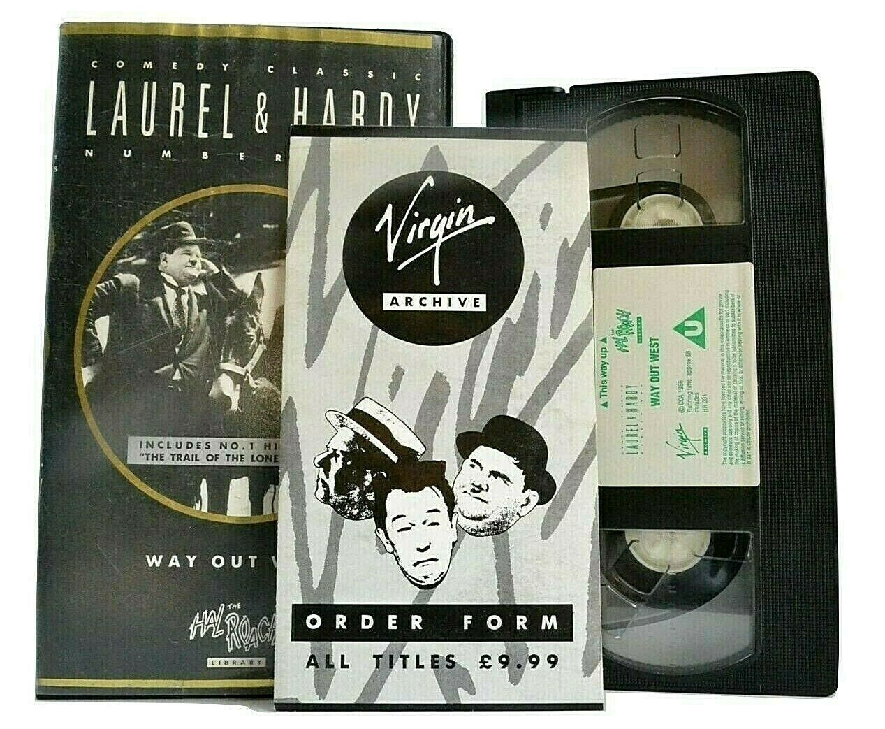 Laurel And Hardy: Way Out West (1937) - Comedy Classic - Black And White - VHS-