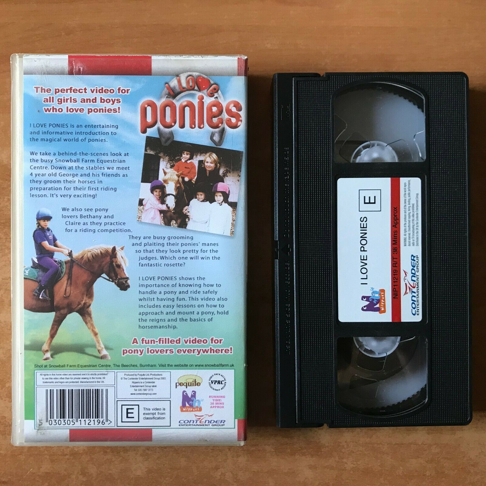 I Love Ponies; [Snowball Farm Equestrian Centre] Horsemanship - Children's - VHS-