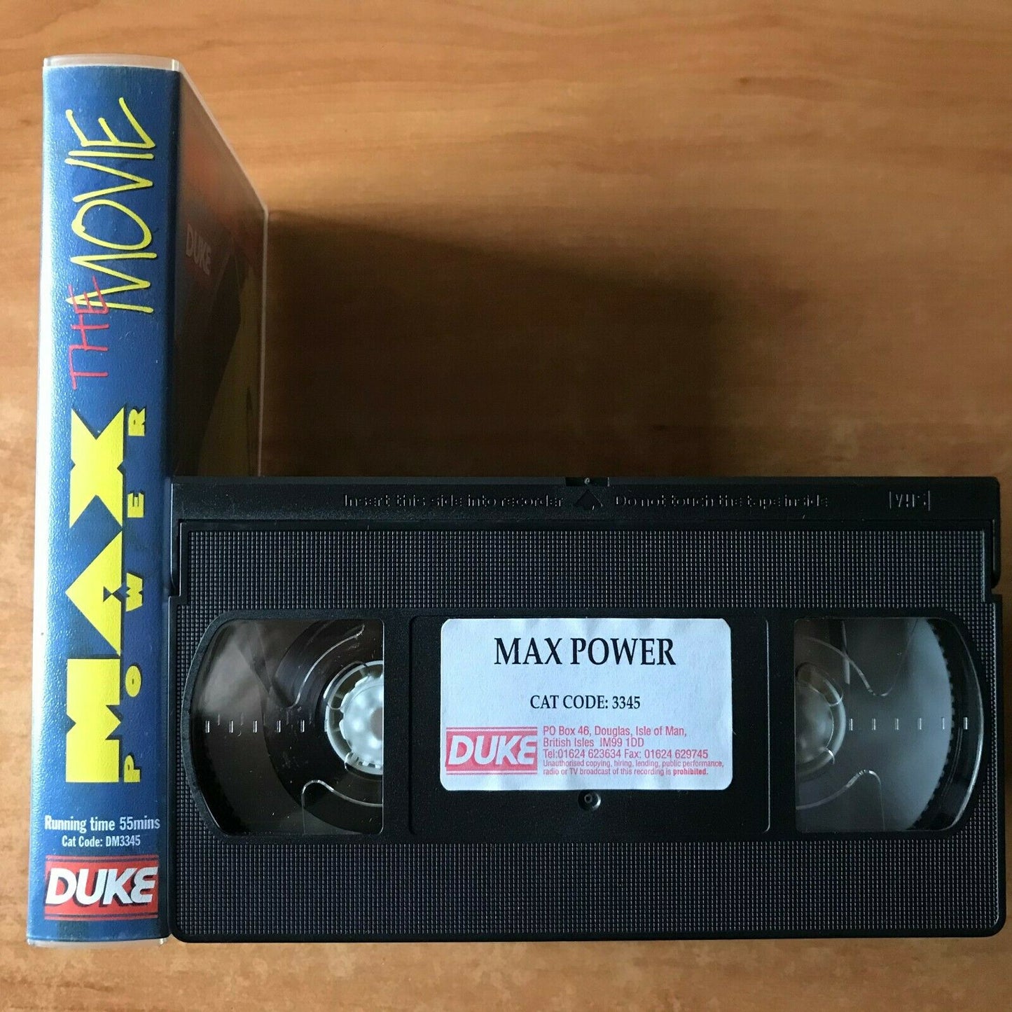 MAX Power: The Movie - Cars - Supercars - Nissan 300ZX - Dodge Viper - Pal VHS-
