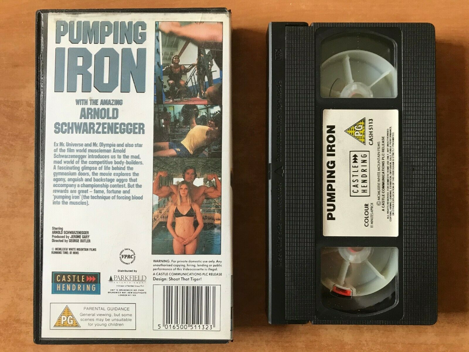 Pumping Iron; [Arnold Schwarzenegger]: Mr. Universe / Mr. Olympia - Sports - VHS-