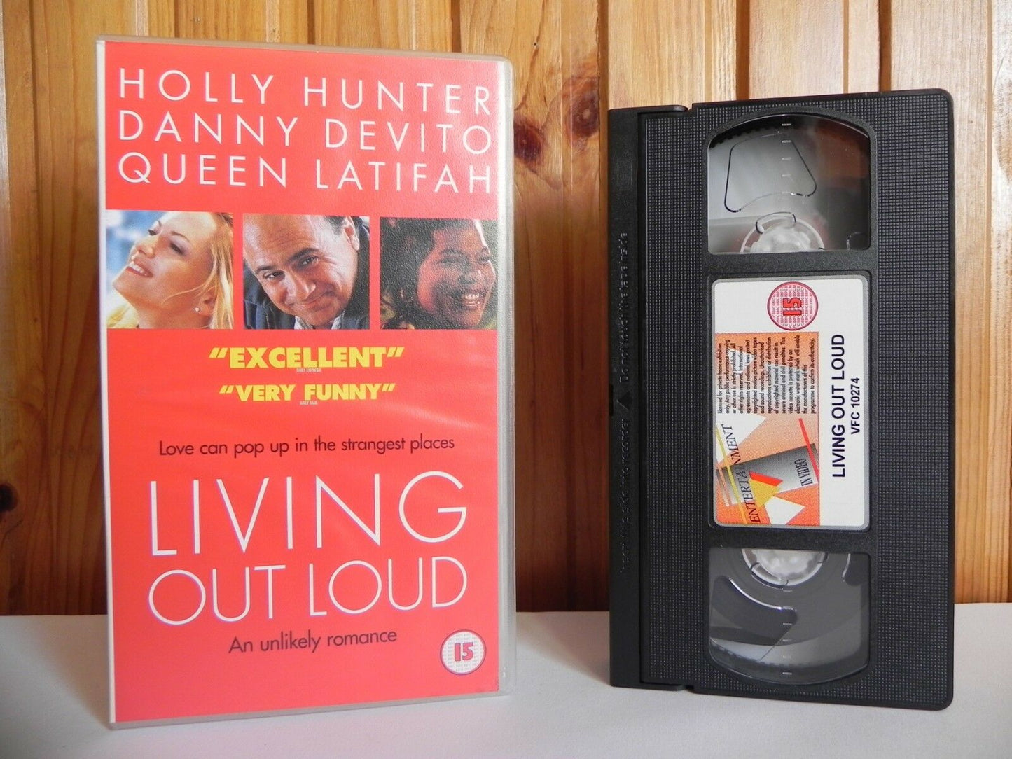 Living Out Loud - Entertainment In Video - Comedy - Holly Hunter - Pal VHS-