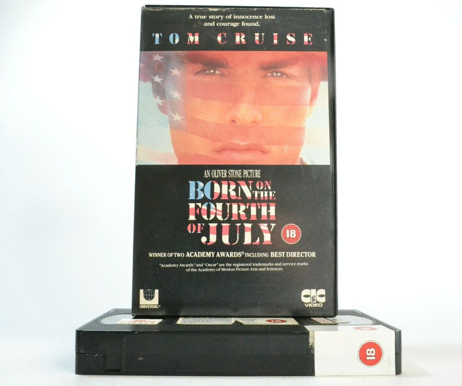 Born On The Fourth Of July: (1989) War Drama - Large Box - Tom Cruise - Pal VHS-