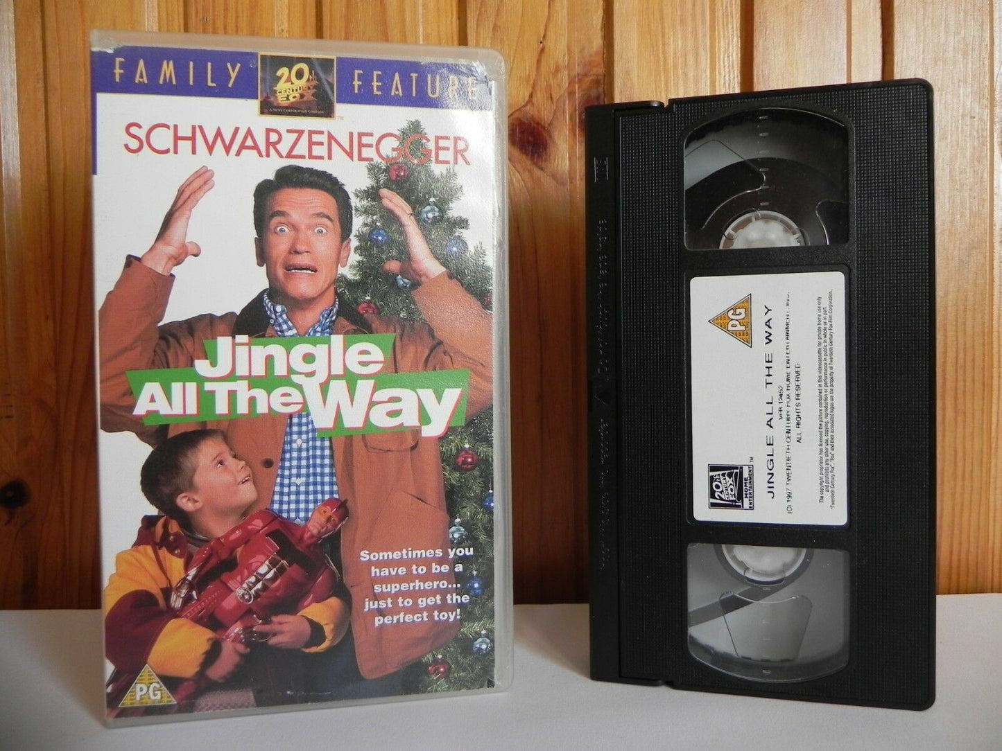 Jingle All The Way - 20th Century Fox - Comedy - Arnold Schwarzenegger - Pal VHS-