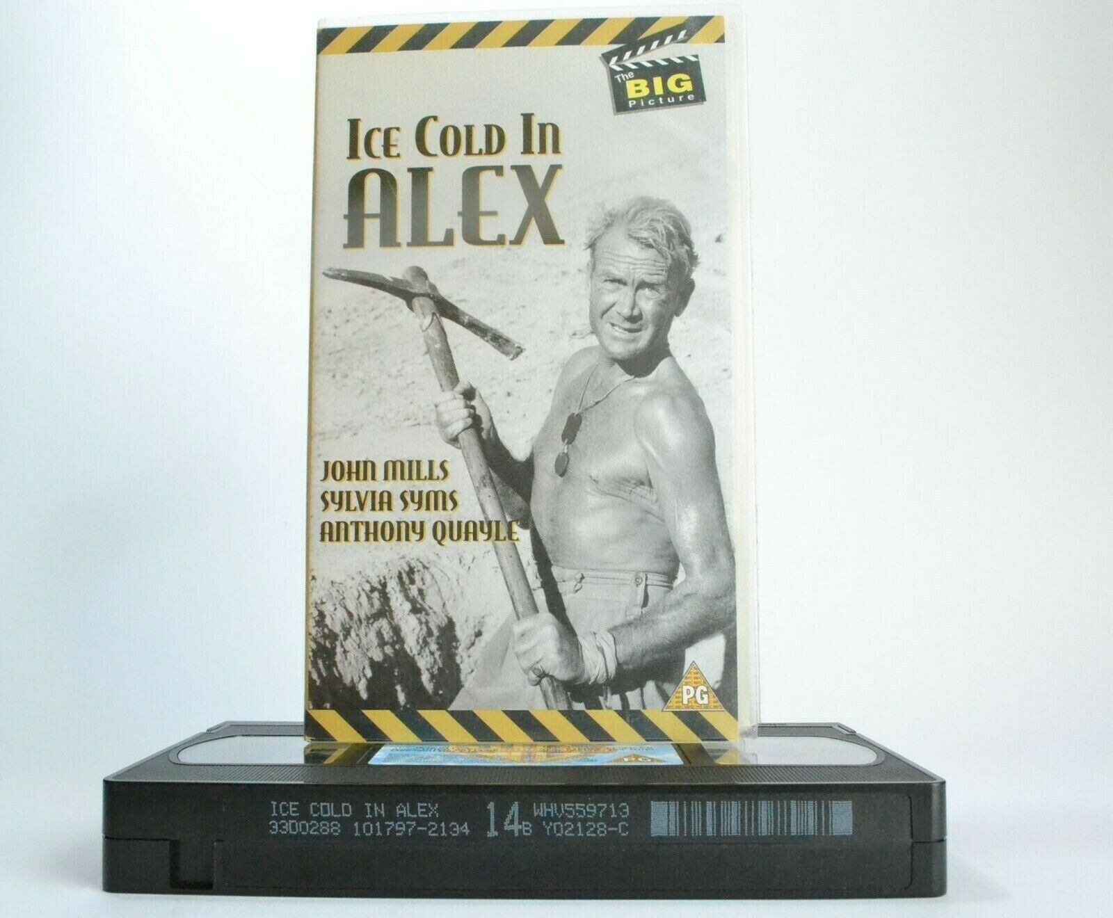Ice Cold In Alex (1958): Alexandria British Lines - War Drama - John Mills - VHS-
