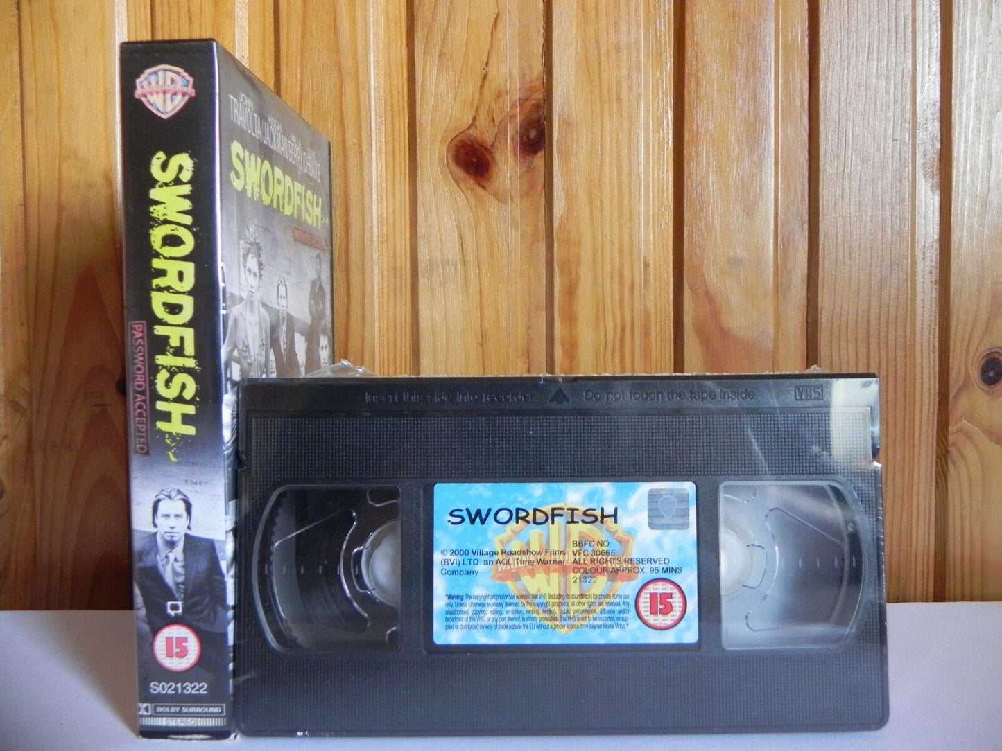 Swordfish (2001); [Brand New Sealed] Action Thriller - John Travolta - Pal VHS-