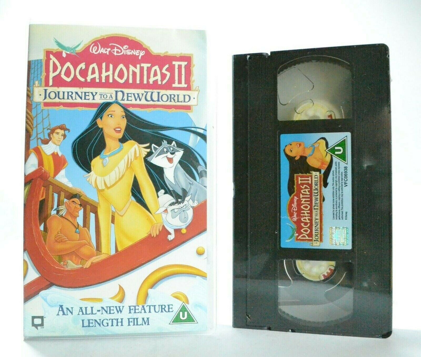 Pocahontas 2: Journey To A New World - Brand New Sealed - Disney - Kids - VHS-