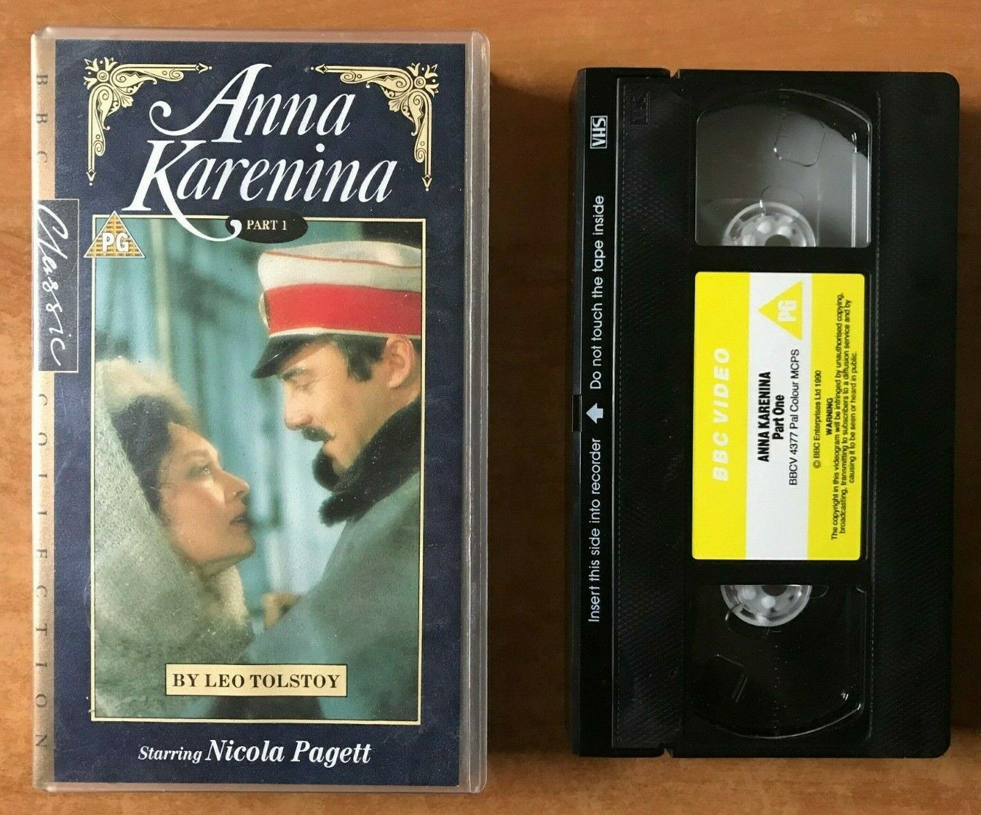 Anna Karenina (Part 1); [Leo Tolstoy]: BBC Classic - Nicola Pagett - Pal VHS-