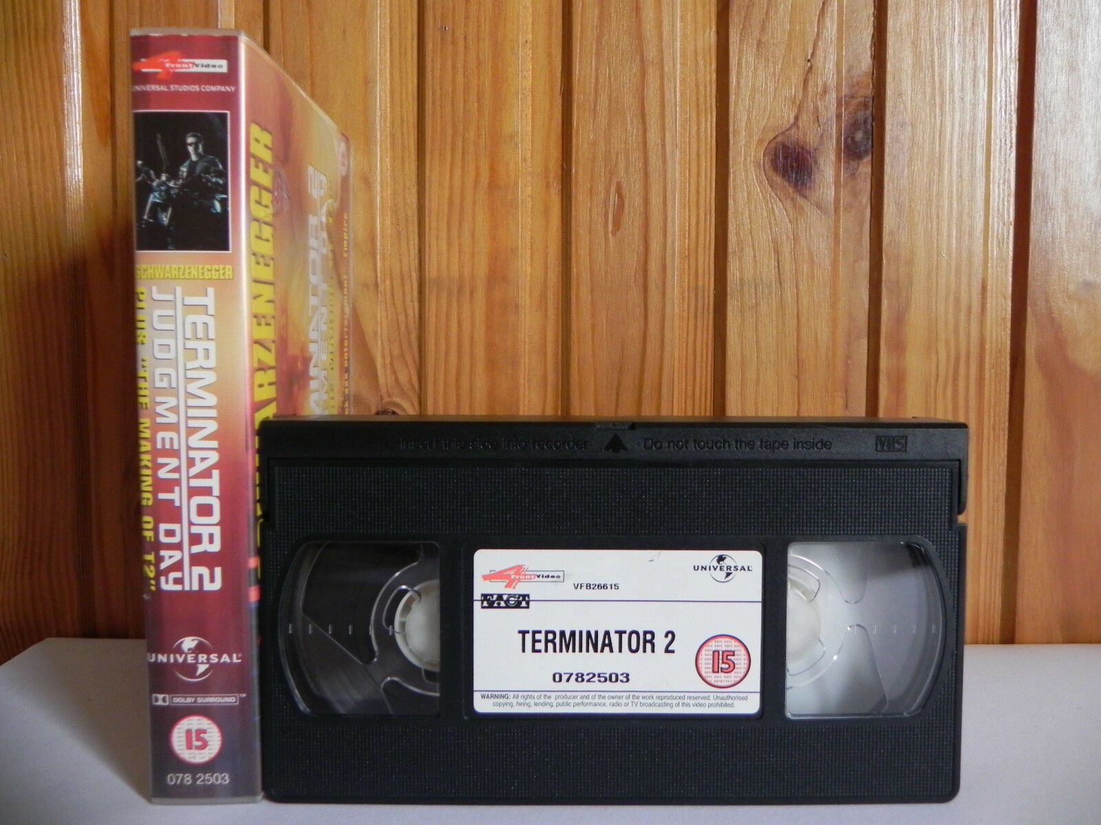 Terminator 2: Judgment Day - Universal - Sci-Fi - Plus The Making Of T2 - VHS-