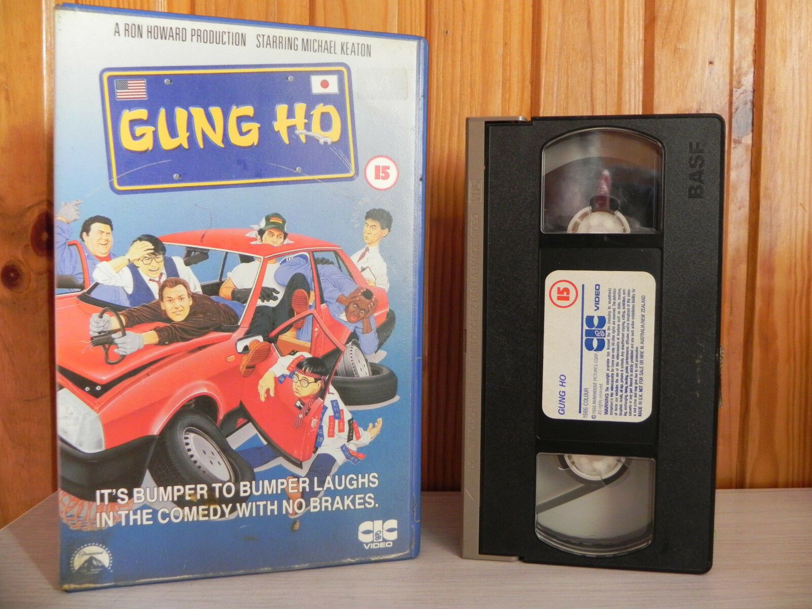 Gung Ho - Comedy - CIC Paramount - BIg Box - Ex-Rental - Michael Keaton - VHS-
