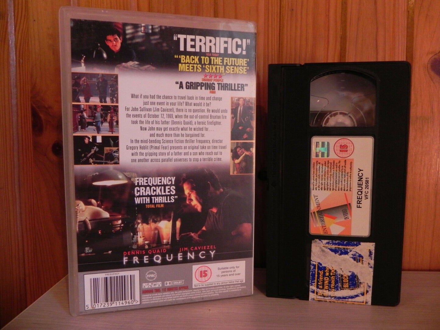 Frequency - Sci-Fi Thriller [Time Travel] - Dennis Quaid - Large Box - Pal VHS-
