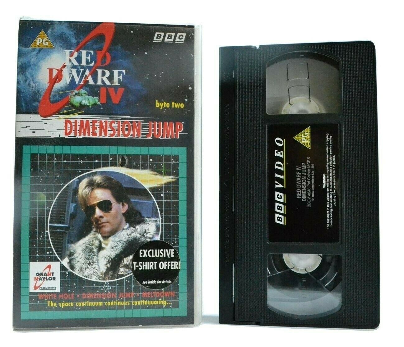 Red Dwarf 4: Dimension Jump - British Sci-Fi Comedy Franchise - 3 Episodes - VHS-
