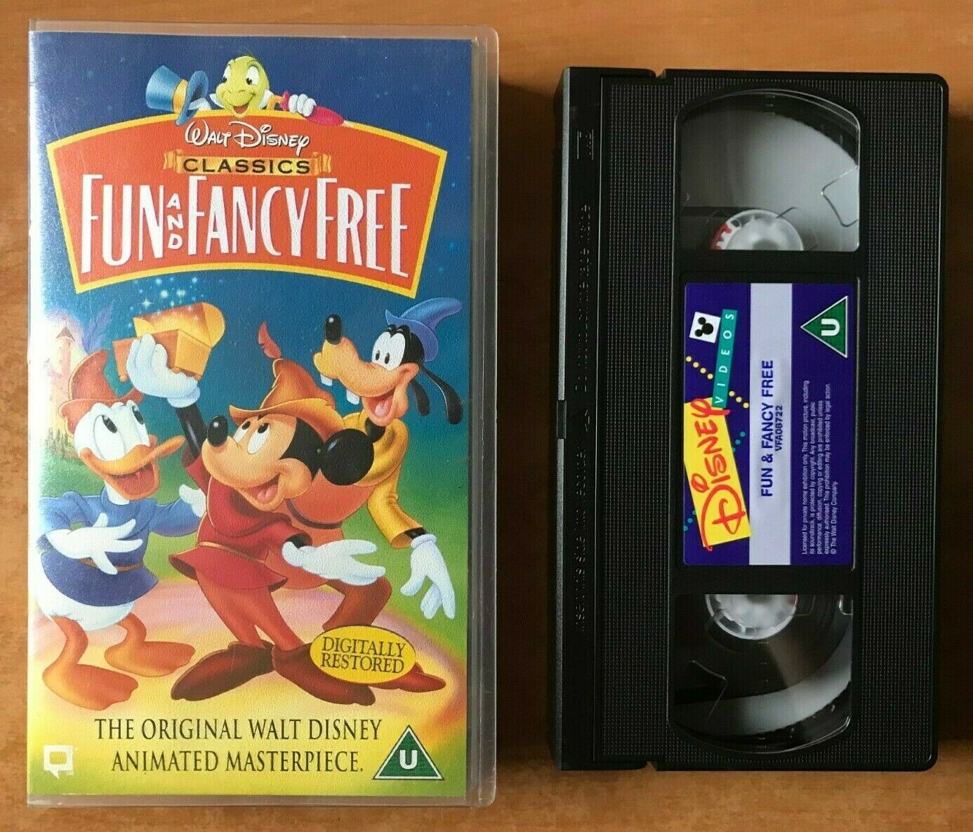Fun And Fancy Free [Walt Disney]: Digitally Restored - Animated - Kids - Pal VHS-