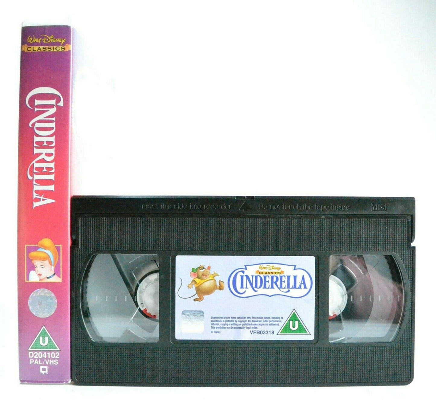 Cinderella - Walt Disney Classic - Timeless Story - Classic Adventure - Pal VHS-