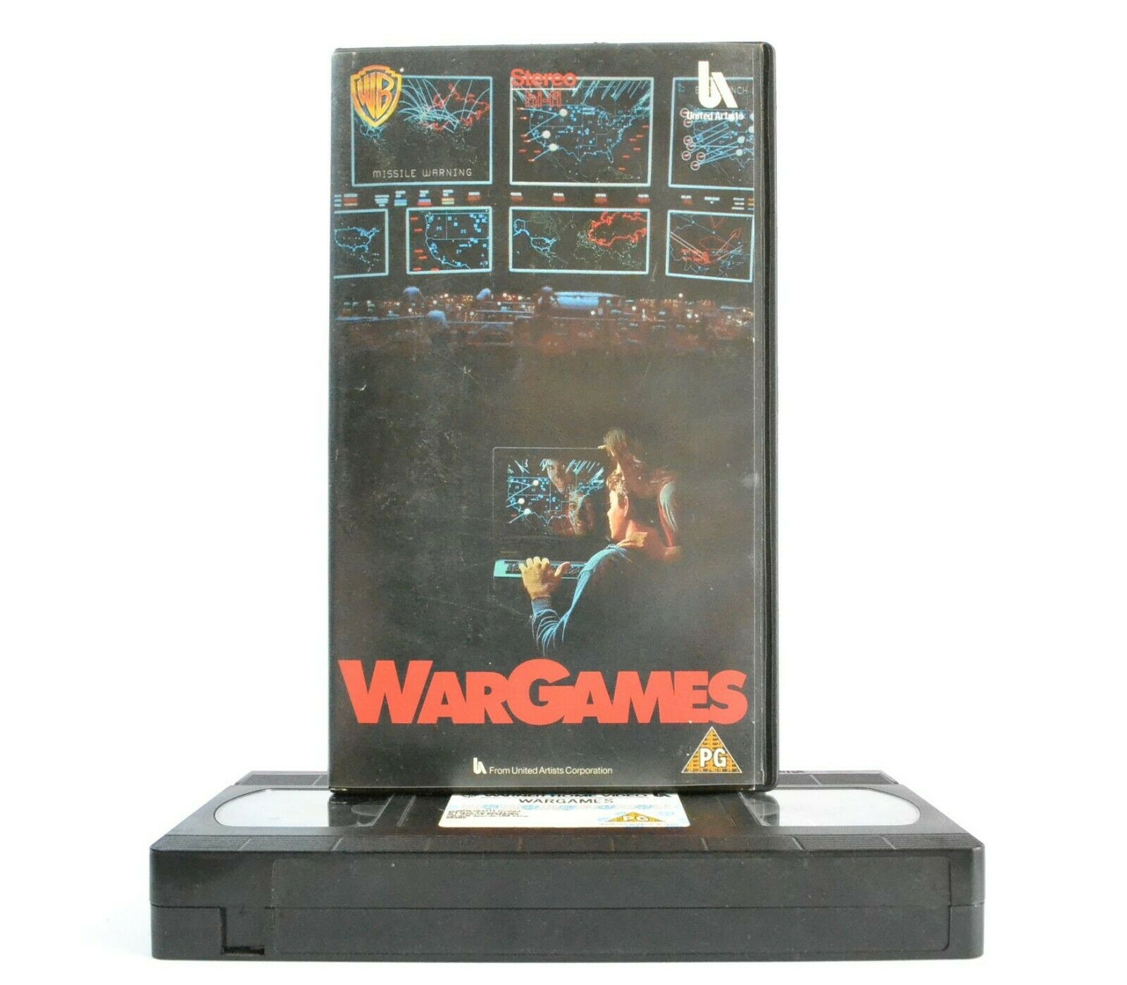 Wargames: Warner Home (1983) - Cold War/Sci-Fi - Matthew Broderick - Pal VHS-