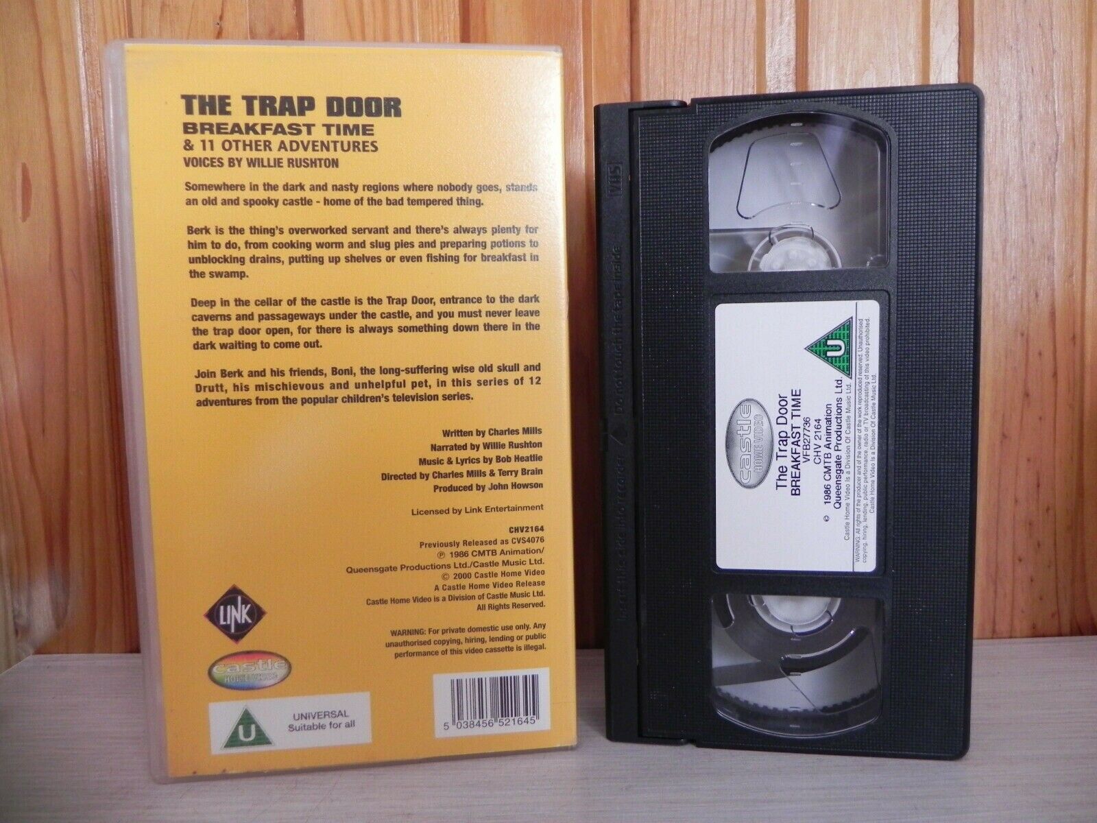 TRAP DOOR - BREAKFAST TIME - PLUS 11 MORE BUMPS - CASTLE - CHILDREN FAMILY - VHS-